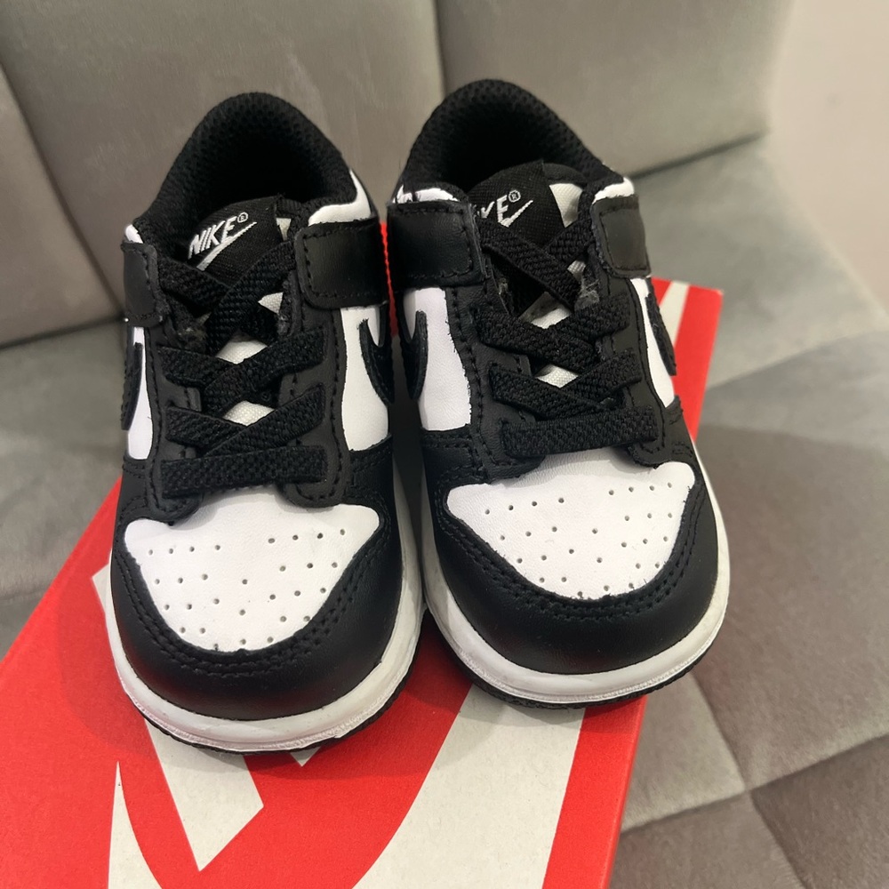 Nike Dunks Kids Black and White Sneakers